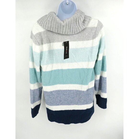 Style & Co Striped Cowl Neck Sweater S Multicolor Soft Knit Long Sleeve NWT $49. - Picture 3 of 3